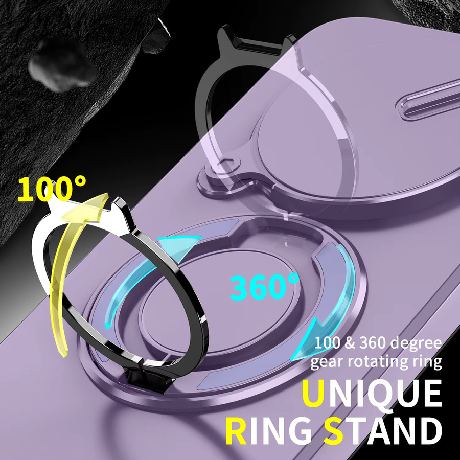 Xiaomi Magnetische Drehbare Handyhülle mit Schiebefenster und Sturzschutz für Redmi Note 15 14 13 Pro Plus 14s in Pink oder Purple - Bild 2