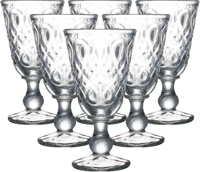 La Rochére Weingläser Lyonnais aus Glas, transparent, 6er Set, 230 ml pro Glas - Bild 1