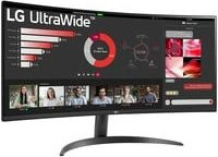 LG UltraWide Curved-LED-Monitor 34WR50QK-B, 34 Zoll, Black, UWQHD, 100 Hz, VA-Panel - Bild 2