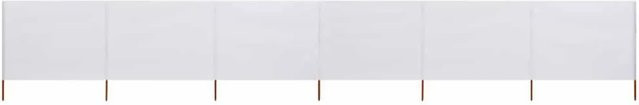 6-teiliges Windschutzgewebe Vlies von vidaXL in Sandweiß, Breite: 800 cm, Höhe: 160 cm - Bild 1