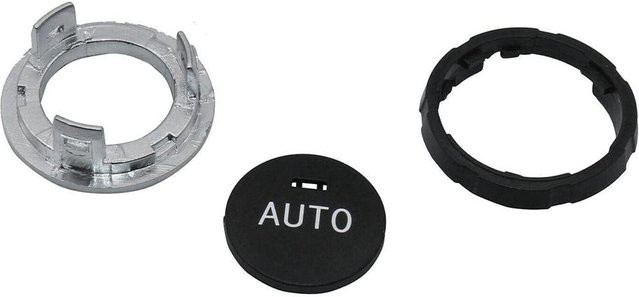 AUTO AC Drehknopf Tastenabdeckung für BMW X5 2014-2018 und X6 2014-2019 in Schwarz, Teilenummer 61319393931 - Bild 1