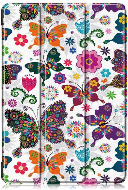 Smart Case Schutzhülle aus hartem PC und Leder für Apple iPad 7, 8, 9 und 10. Generation in Multicolour mit Standfunktion - Bild 1