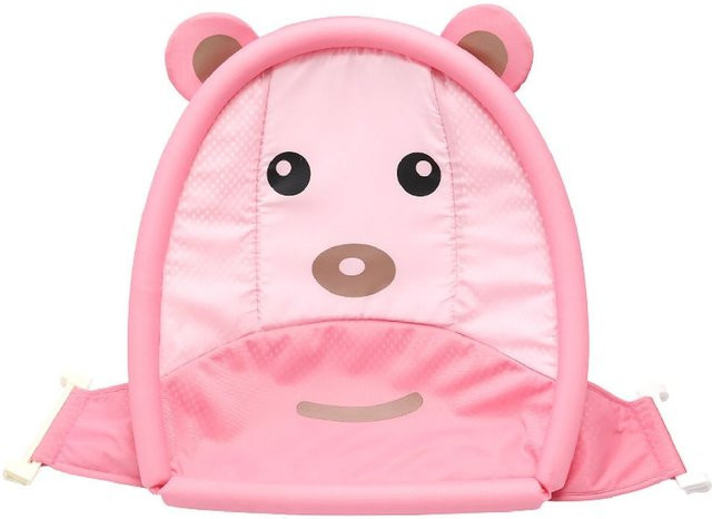 Chipolino Baby Badewannen Netz Bär in Rosa mit Kunststoff-Clips für Neugeborene - Bild 1