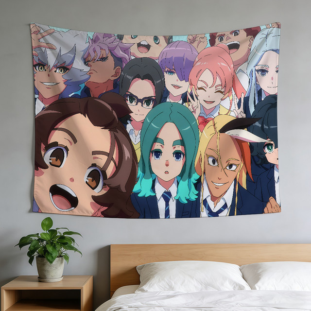 Eleven Road Inazuma Banner Flagge in Multicolour, klassisches Design für Innen und Außen, B/H: 60 x 40 cm - Bild 1
