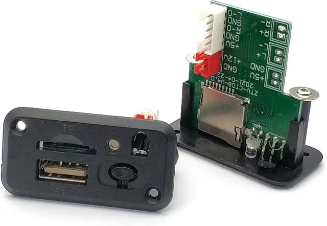MP3 WMA Decoder Board für Auto Audio mit USB und TF Modul, 5V 12V MP3-Player Verstärker Board ohne Fernbedienung - Bild 1