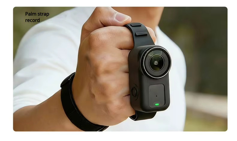 Sheingka Silikon-Handgelenkband und multifunktionales Haustierhalsband für DJI Osmo Nano in Schwarz - Bild 3