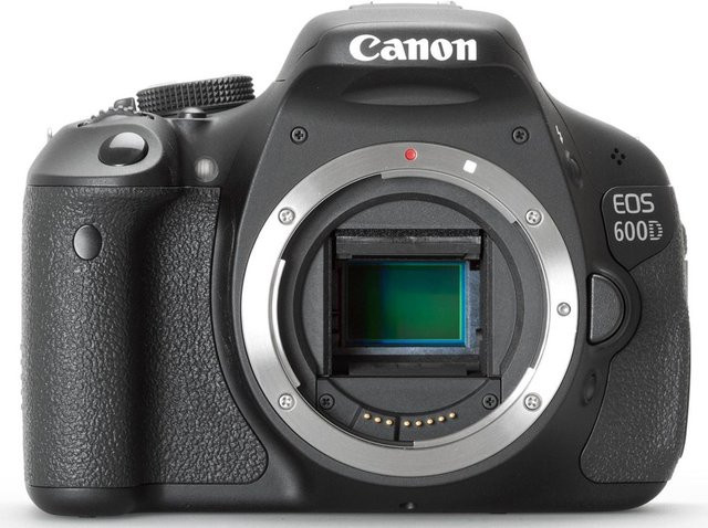Canon EOS 600D DSLR-Kamera mit APS-C Sensor in Schwarz - Bild 1