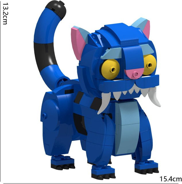 LEGO KpopAnime Dämonenjäger Baustein Niedlicher Tiger, Baustein Spielzeug, ab 3 Jahre - Bild 1