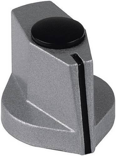 Mentor Knebelknopf mit Zeiger Schwarz aus poliertem Aluminium Ø 17 mm x H 12,5 mm - Bild 1