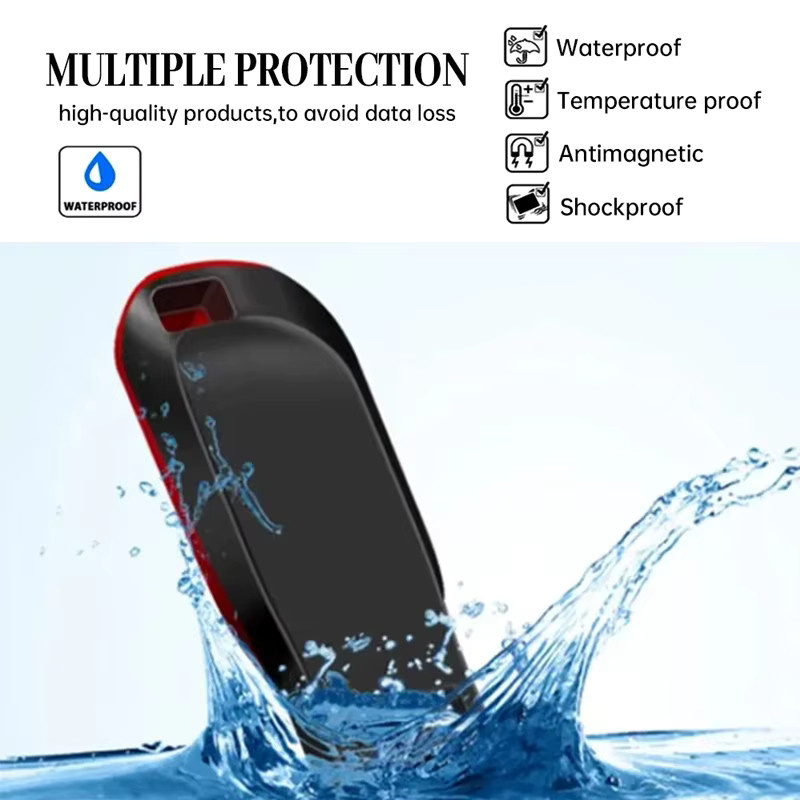 JASTER USB 2.0 Flash-Laufwerk wasserdicht, Schwarz - Bild 3