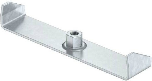 OBO Bettermann Deckenbefestigung aus Metall in Silber, B: 30,0 cm, H: 3,5 cm - Bild 1