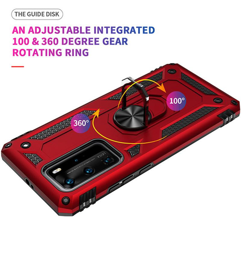Stoßfeste Schutzhülle für Huawei P40 P30 P20 Lite Pro Mate 20 30 40 Lite Pro und Nova 5T 7i 6se 7se in Blau und Rot - Bild 3