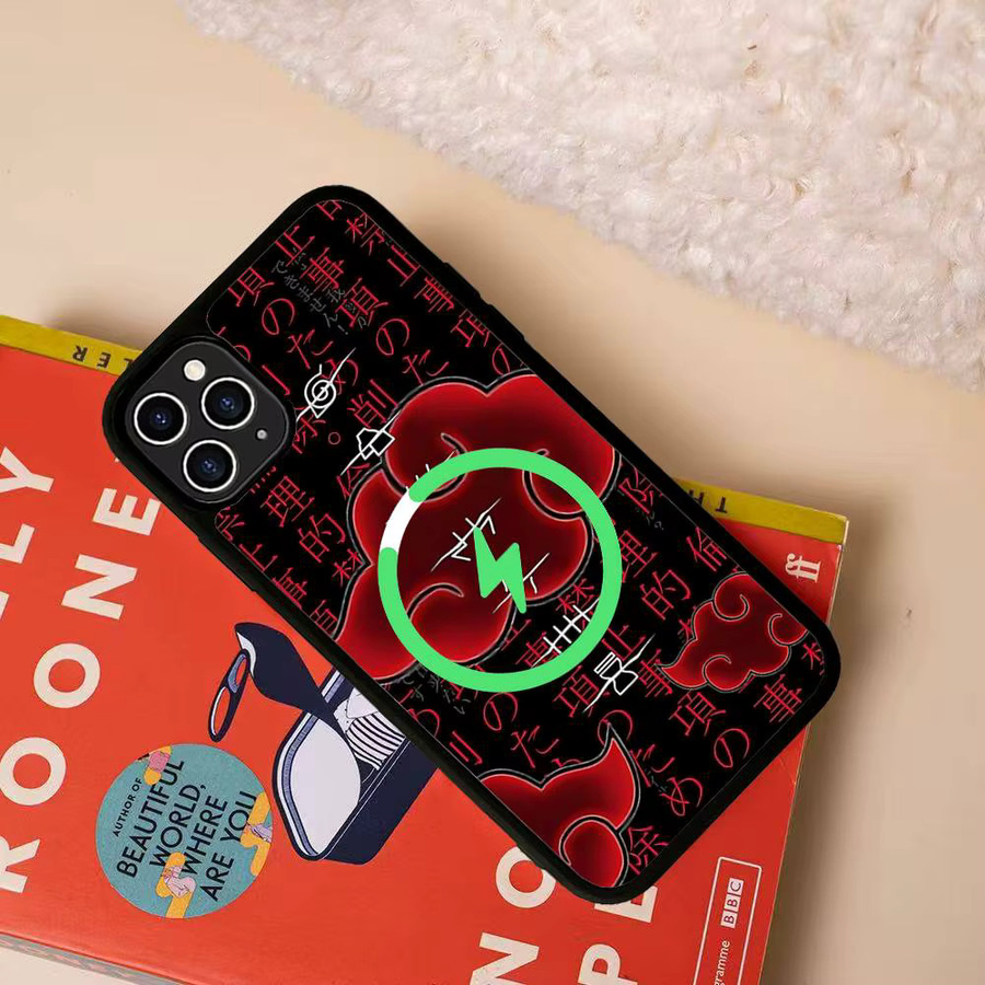Narutos Cartoon MagSafe Schutzhülle für iPhone 11 bis iPhone 17 Pro Max stoßfest - Bild 3