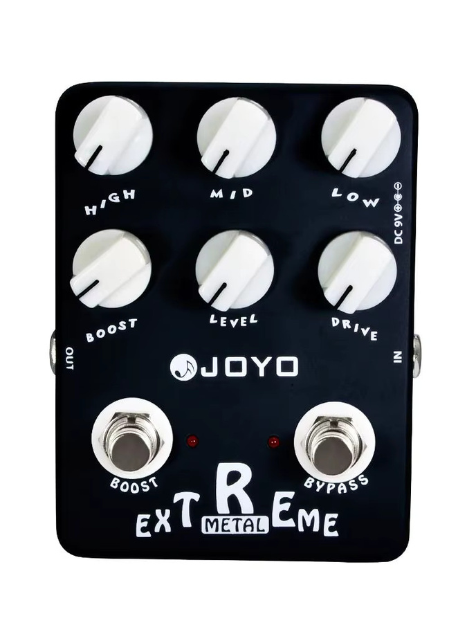 JOYO JF-17 Extreme Metal Distortion Gitarren-Effektpedal in Schwarz mit True Bypass für E-Gitarren - Bild 6