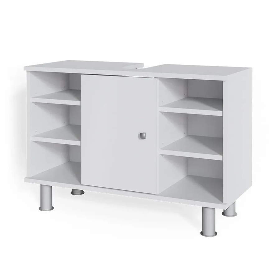 Vicco Waschtischunterschrank Fynn Badschrank in Weiß, B: 80 cm, T: 54 cm, H: 71,9 cm - Bild 2