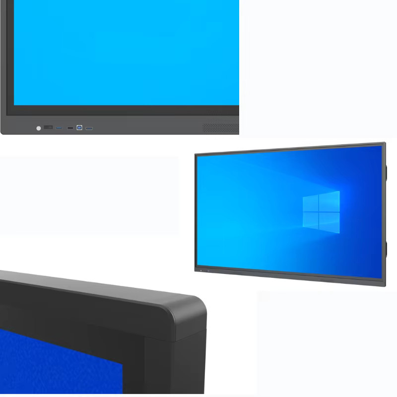Interaktives All-in-One-Display mit IR-Touchscreen und schmalem Rahmen in Schwarz mit Android und Windows 10 Dual OS Unterstützung - Bild 3