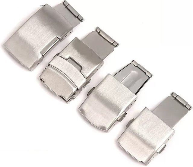 RACDONA Uhrenschließe Edelstahl, Silber, Unisex - Bild 1