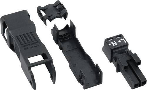 WAGO 890-122 WINSTA MINI Netz-Steckverbinder Buchse gerade, 2-polig, 16A, Weiß - Bild 1
