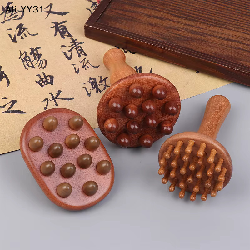 KuZHEN Holz-Handmassagebürste, Ganzkörpermassage, Unisex - Bild 5