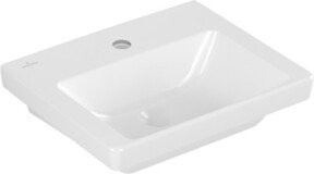 Villeroy & Boch Handwaschbecken Subway 3.0, rechteckig, Keramik, weiß, mit Überlauf, B: 45 cm, T: 37 cm - Bild 1