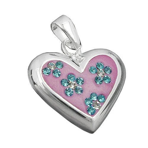 SIGO Anhänger rosa Herz, Zirkonia, 925 Silber, Damen - Bild 1
