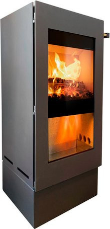 XEOOS Kaminofen x8 PATAGONIA aus Stahl in Anthrazit und Grau mit 8 kW Leistung - Bild 1