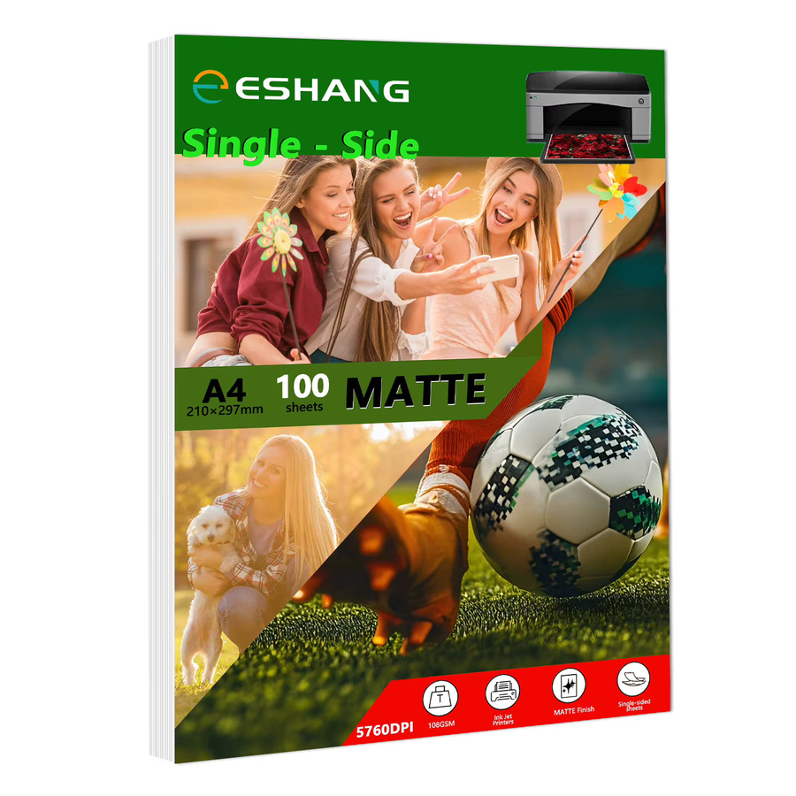 100 Blatt farbiges mattes Inkjet-Papier in A4, Mehrfarbig - Bild 4