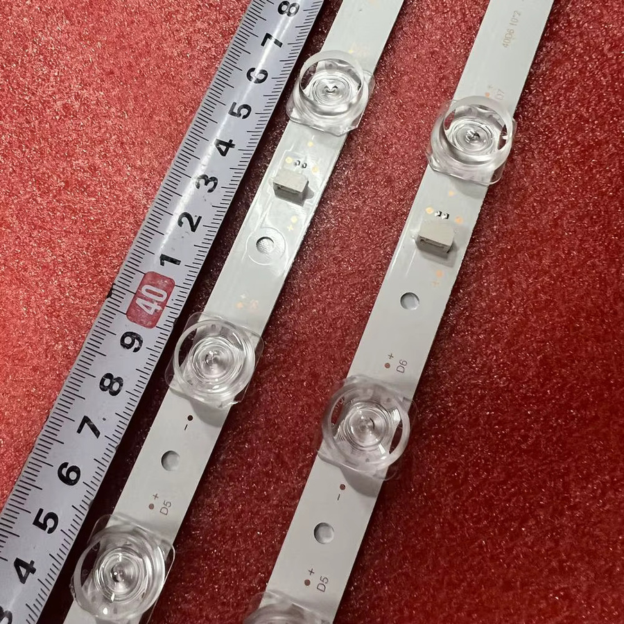 2er Set LED-Streifen in Weiß für Thomson Fernseher Modelle fe5606 l40s6500 led40d3000 l40s5600 40 s321 40 s325 40 s6500fs 40 s6500 40 f6f 40 l2f 40 d6 l40s60a - Bild 2