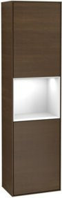 V&B Finion Hochschrank mit Wandbeleuchtung und LED-Beleuchtung in Weiß, B/T/H: 41,8 x 15,0 x 151,6 cm - Bild 1