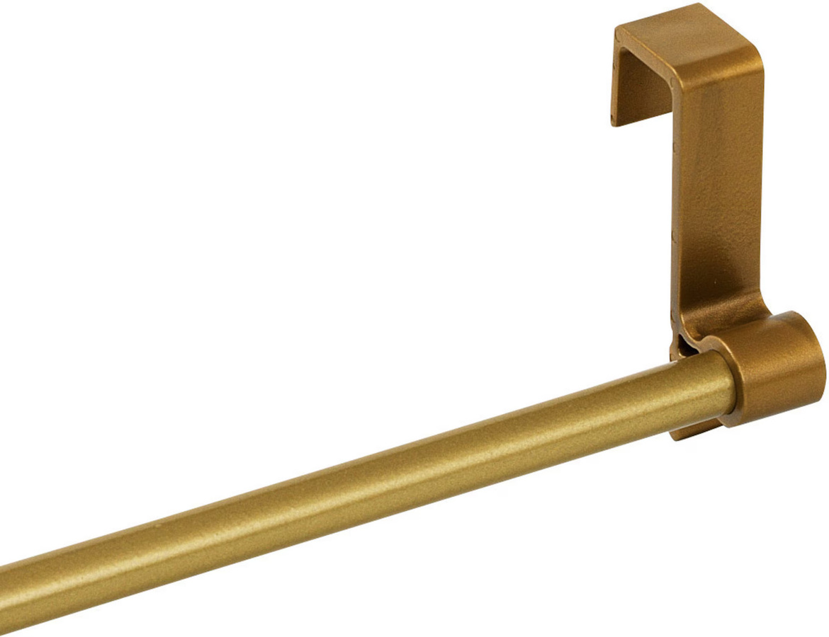 Gardinenstange Heine Home aus Aluminium in Gold, gerade mit Spannklammer - Bild 2