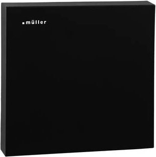 Müller KNX 24708 Raumtemperaturregler mit Hygrostat GS 30.12 knx in Schwarz RAL 9005 mit Smart Home Integration - Bild 1
