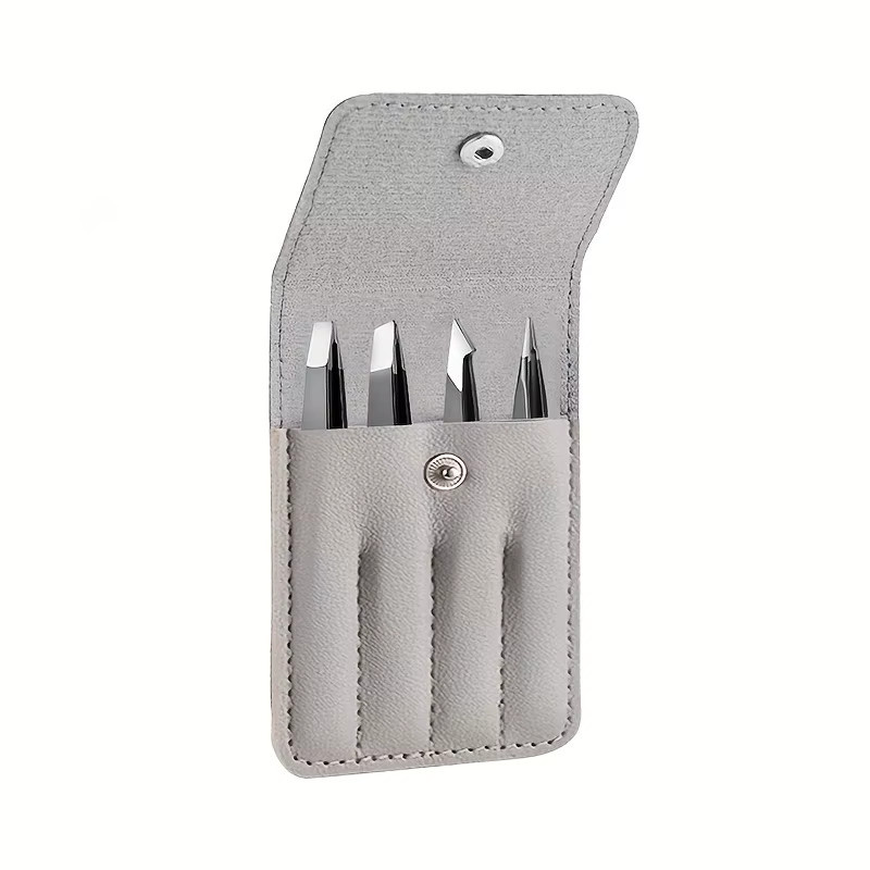 Ouriner Pinzetten-Set, 4-teilig, Damen, Edelstahl, Gesicht und Körper - Bild 3