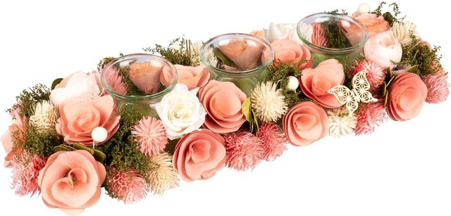 Viva Domo Tischdeko Frühlingszauber in Mehrfarbig und Pink mit floralem Design - Bild 1