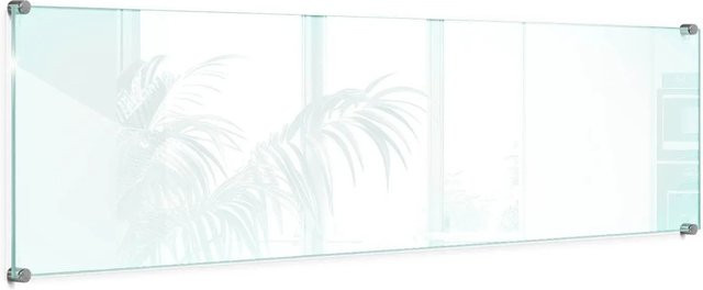 Tulup Küchenrückwand aus Glas, Farbe Transparent, B/H: 100 x 30 cm - Bild 1