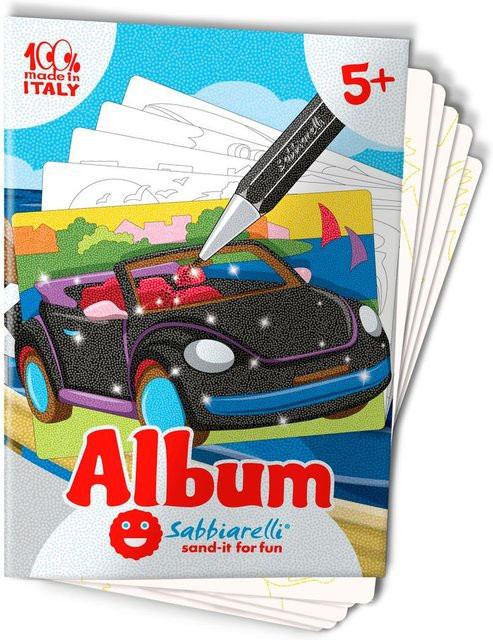 Sabbiarelli Sand-it for Fun Album Cars Set - Bild 1