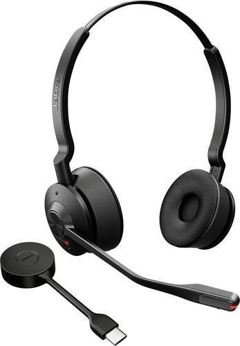 Jabra Engage 55 SE UC Stereo On-Ear Headset mit USB-C in Schwarz - Bild 1