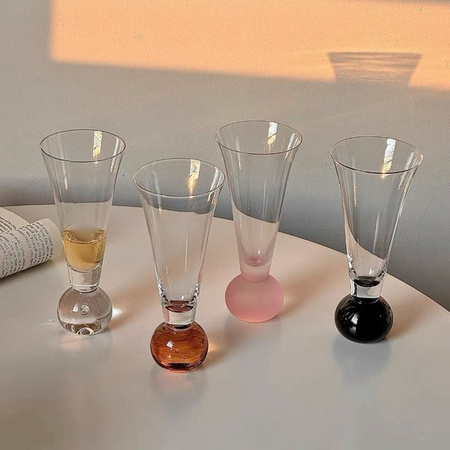 Creative Planet Champagnerglas transparent im minimalistischen Stil
