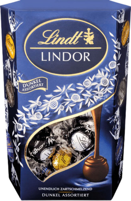 Lindt Lindor Kugeln Dunkel 3 Sorten 500 g - Bild 1