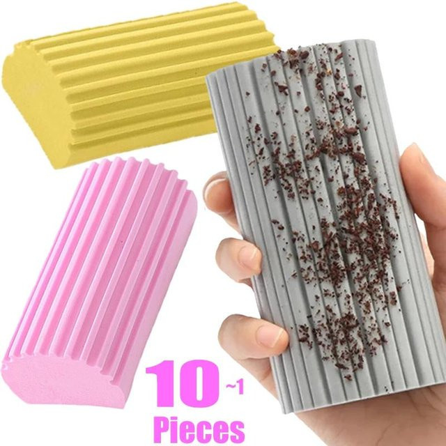 Binchi Staubwedel-Schwamm zum Abstauben und Reinigen in Pink, Beige und Gelb - Bild 1
