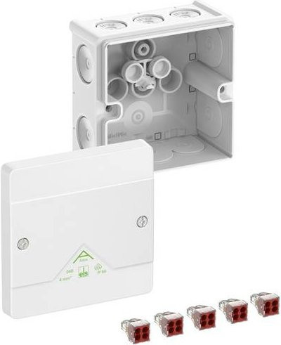 Spelsberg Abzweigkasten 80412001 Weiß IP66 B/T/H: 10,2 x 10,2 x 5,7 cm - Bild 1