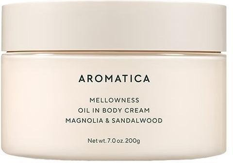 AROMATICA Mellowness Öl in Körpercreme, Magnolie & Sandelholz, 200g - Bild 1
