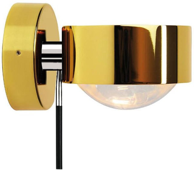 Top Light Puk Mini Wall Wandleuchte in Gold/Chrom mit klarem Glas - Bild 1