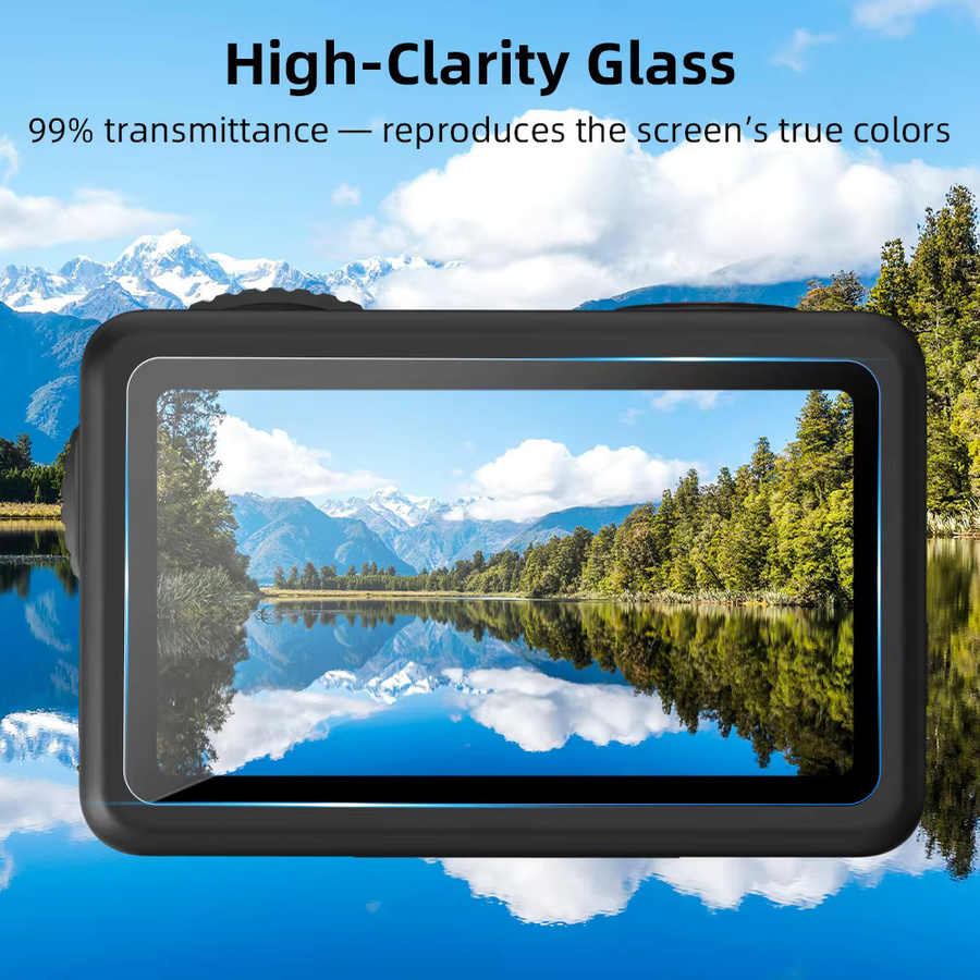 Flymile Displayschutzfolie und Objektivschutz für DJI OSMO Action 6, transparente HD-Schutzfolie für deine Action Camera - Bild 5