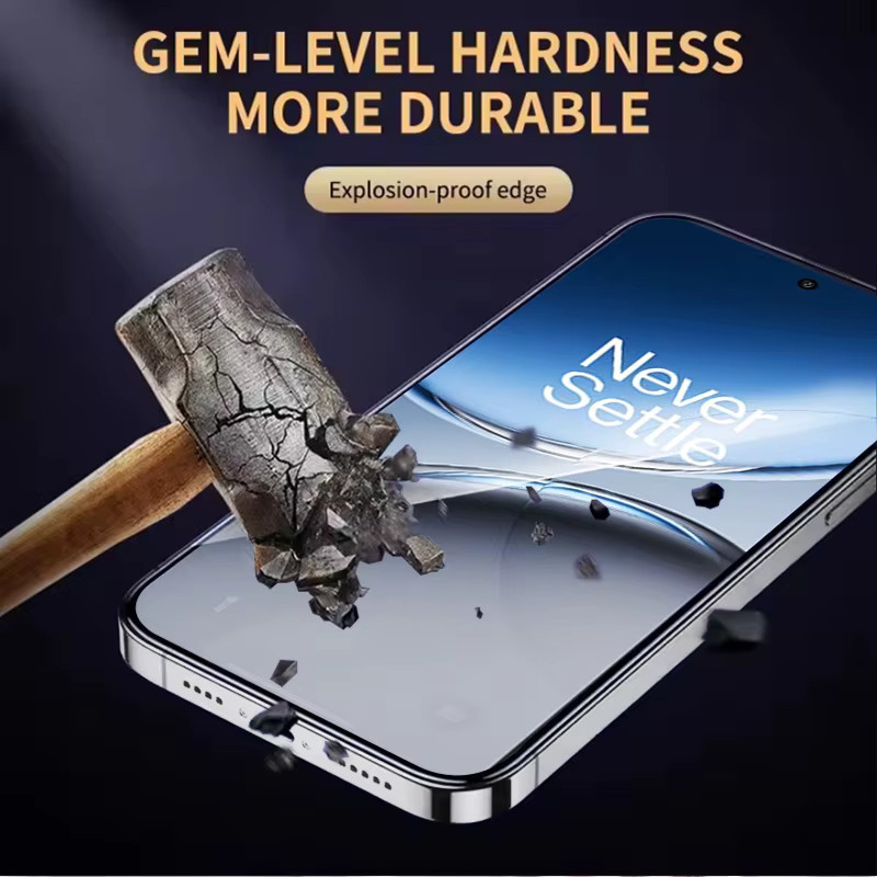 3er-Pack OnePlus Nord 4 Displayschutzfolie aus gehärtetem Glas mit vollständiger Abdeckung und Fingerabdruck-Entsperrfunktion, transparent - Bild 5