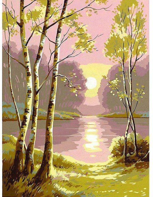 Antiker Stramin Aurore von MegaCrea B/H: 40 x 50 cm - Bild 1
