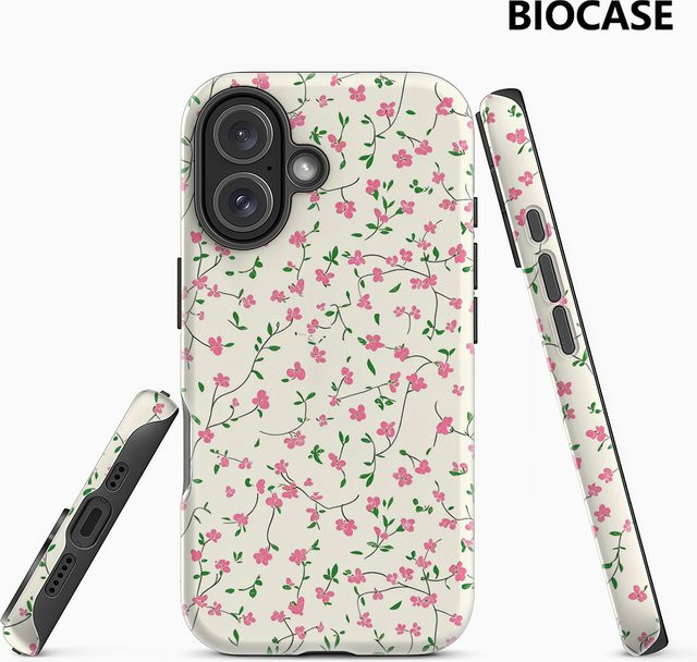 Blossom Vine Magnetische Handyhülle für iPhone 17 16 15 14 13 Pro Max Plus in Multicolour – Robuste Einzel- und Doppelschicht-Schutzhülle - Bild 1