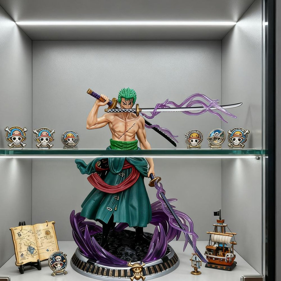 Yiran toy One Piece Roronoa Dream Zoro Anime Figur Sammlerfigur 6–12 Jahre - Bild 2