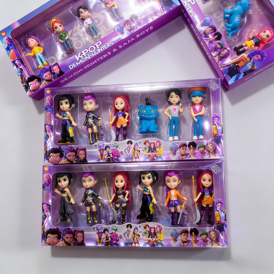 Yiran toy 1 Dämonenjäger Anime Action Figur Rumi/Mira/Zoey Multicolor - Bild 2