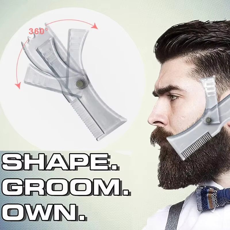 5-in-1 verstellbarer Bartkamm für Herren, Styling-Werkzeug - Bild 2