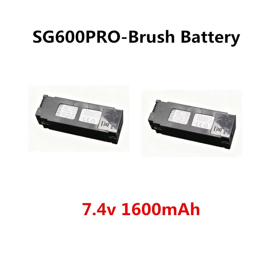 LISM Original Ersatz Akku für SG600 MAX und SG600 PRO Drohne, 7,4 V, 1600 mAh oder 2200 mAh, Schwarz - Bild 1